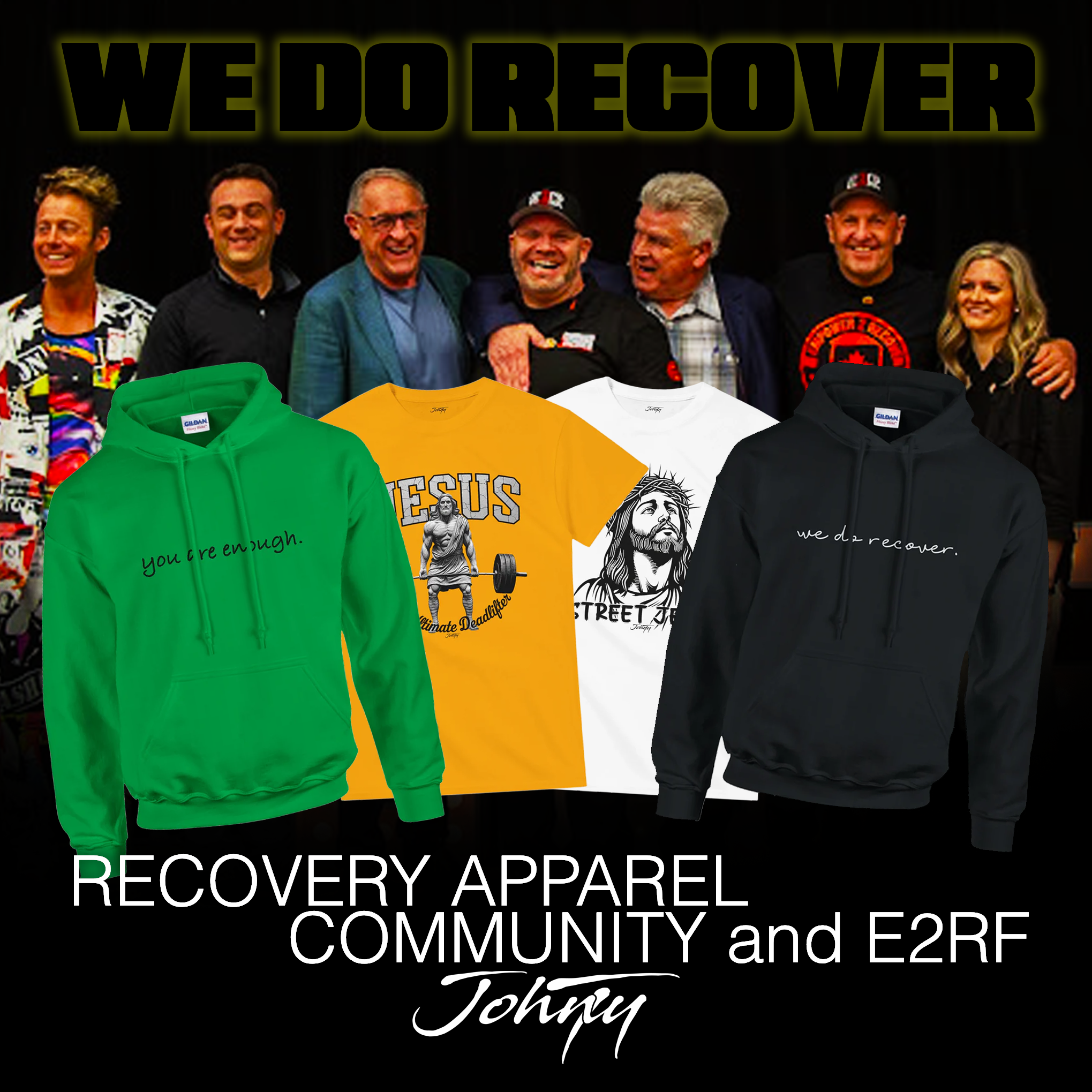 We Do Recover  💪 We Do Recover Collection — Hope, Strength & Style for the Comeback Crew